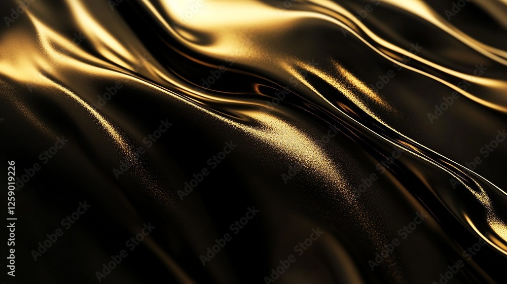 Poster abstract black and gold are light with white the gradient is the surface with templates metal textur