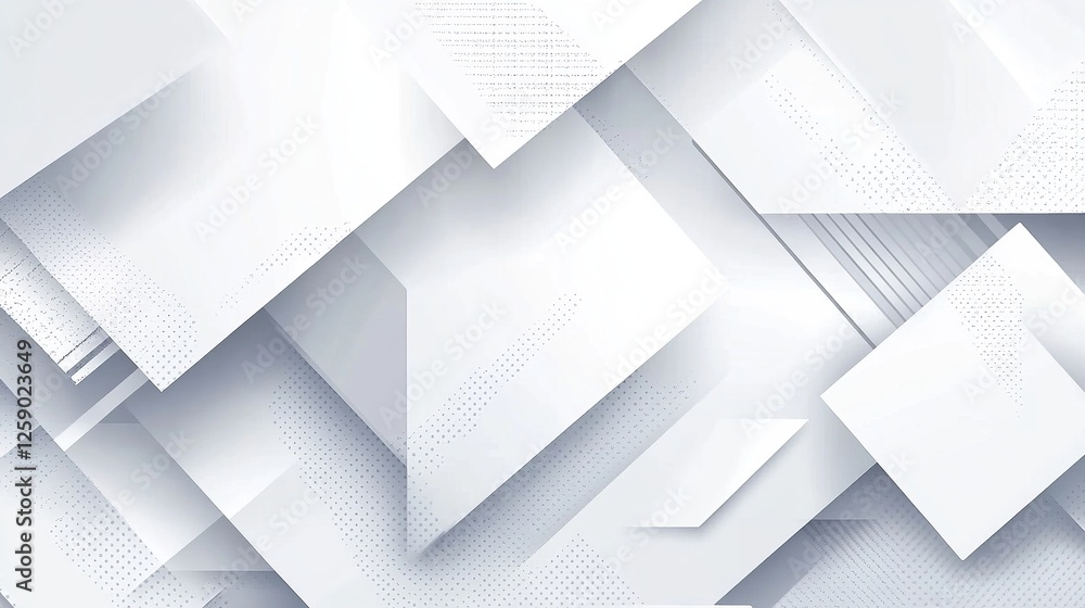 Poster modern white and grey background design technology decoration architecture futuristic concept for we