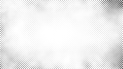 Halftone grain background. Black Grunge noise gradient texture.