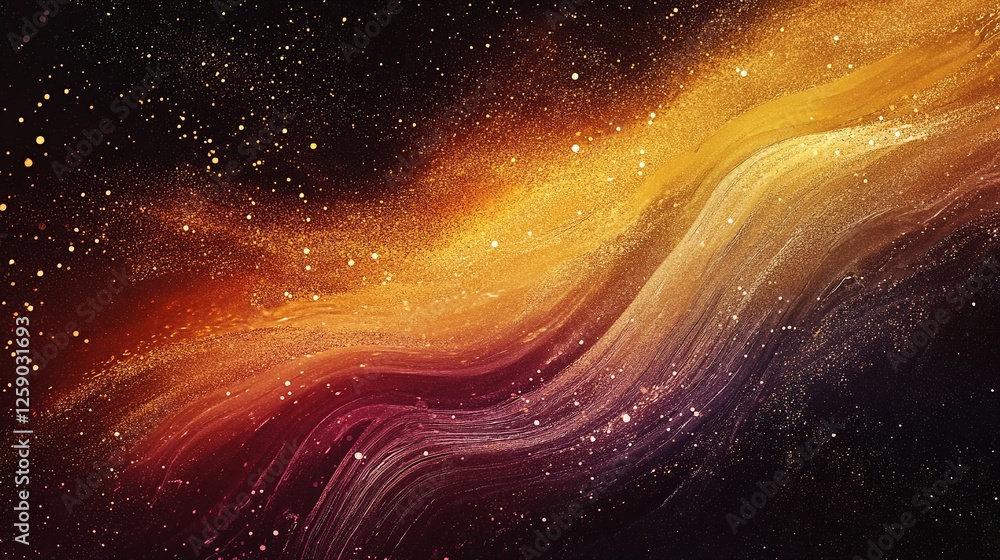 Aufkleber glowing abstract aurora modern background design. modern particle liquid dynamic background template