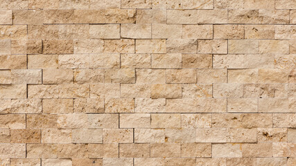 Photos of stone and brick walls for background.