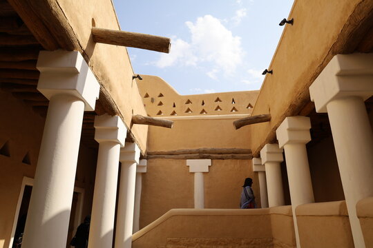Al Diriyah old capital . Riyadh Saudi Arabia - Diriyah ruins - Saudi culture. National day Saudi Founding Day