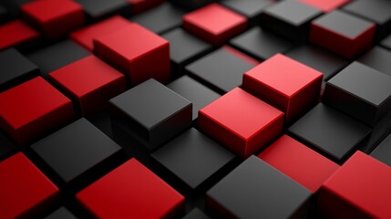 Abstract 3D Cube Background