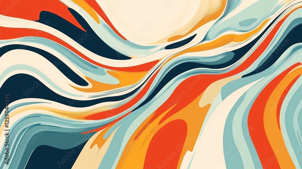 Poster abstract background with dynamic effect. modern pattern. vector illustration for design.
