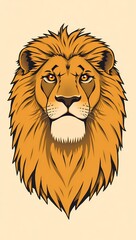 Obraz premium lion vector illustration