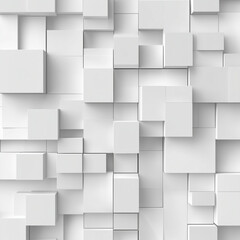 Obraz premium abstract 3d white cubes background