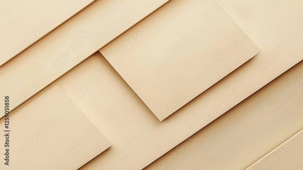 Poster minimal abstract background for branding and product presentation. beige subtle geometric on beige b
