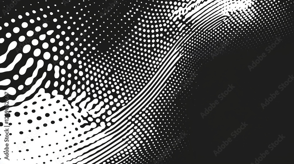 Poster halftone abstract background vector dot pattern gradient