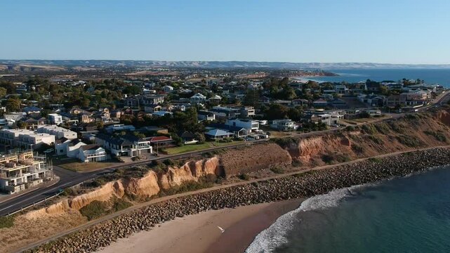 Christies Beach, Southern Adelaide, South Australia &ndash; Aerial Drone Footage of Stunning Coastal Views