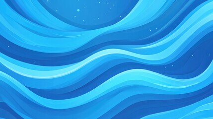 Obraz premium Discover a vibrant blue background with abstract curves, perfect for modern designs and playful visuals.