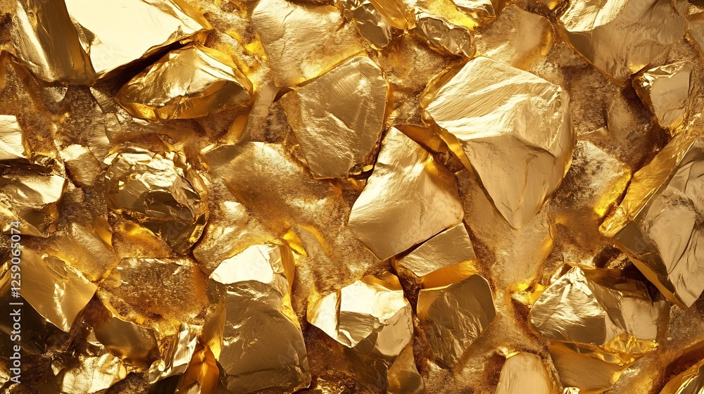Poster stunning golden foil texture background for elegant design projects and luxury themes : generative a