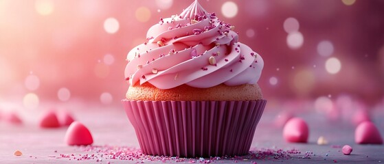 Photorealistic Cupcake Icon for Advertisements