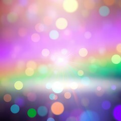 Obraz premium Abstract background with holographic rainbow flare blurred rainbow light refraction texture overlay effect for photo Bokeh light lights background bokeh abstract light bright effect shiny