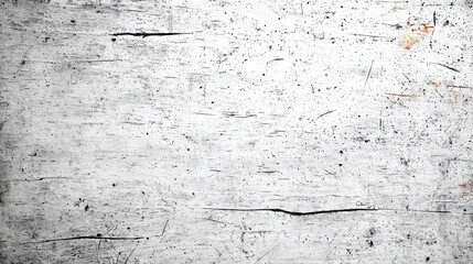 Obraz premium A textured, weathered white wooden surface with visible cracks and imperfections, creating a rustic and aged appearance.
