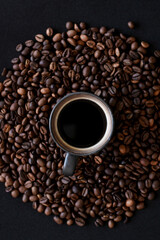 cup of coffee beans