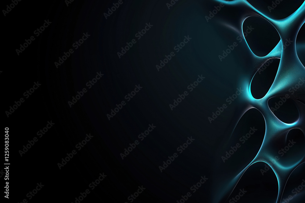 Aufkleber abstract design showcasing flowing light patterns against a dark backdrop