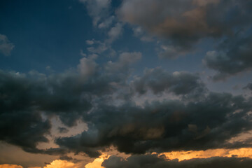 Una parte del atardecer