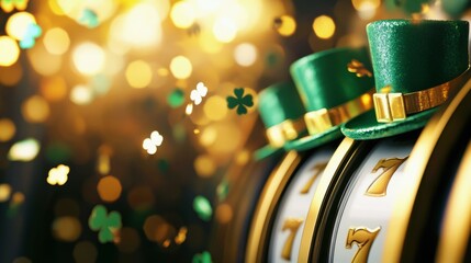  Lucky slots and shamrocks bring casino magic this St. Patrick's Day celebration of luck and fortune.