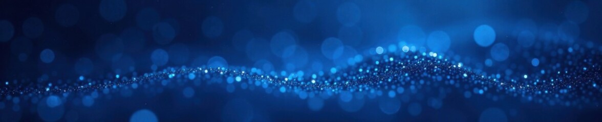 Dark Blue Night Sky with Sparkling Glitter Bokeh, sparkles bokeh, magical atmosphere