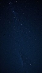 Obraz premium Dark night sky with twinkling stars against a deep black background, astronomical, galaxy