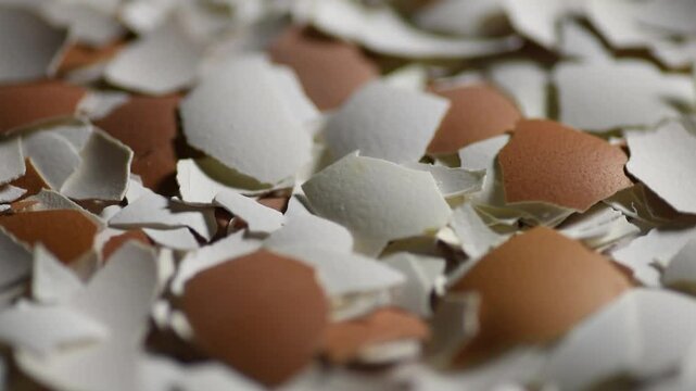 red and white eggshell pile, abstract background, texture