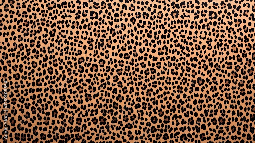 Poster leopard print pattern background