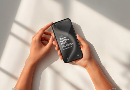 Smartphone Mockup in Hands