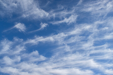 blue sky with clouds