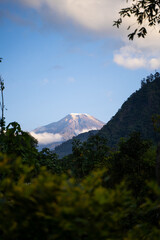 Nevado del Tolima Volcano with Snow-Capped Summit in Colombia Vertical