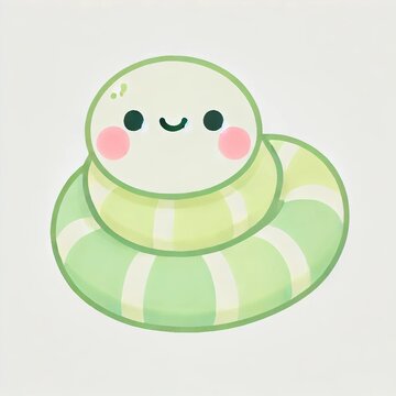 Minimalist Plush Snake Toy