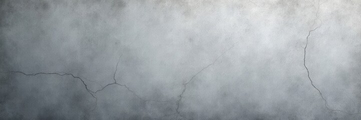 Rough textured concrete wall with cracks and grey tones, architecture, rough