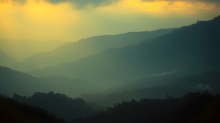 Majestic Mountain Sunrise