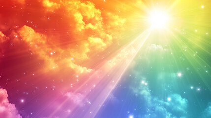 Fototapeta premium colorful rays of light background