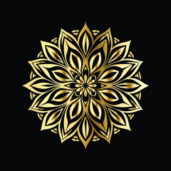 Vector set of gold vintage frames. Elegant element for design in Eastern style, place for text. Floral golden border. Lace illustration for invitations and greeting cards.
