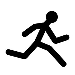 running man silhouette