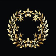 Vector set of gold vintage frames. Elegant element for design in Eastern style, place for text. Floral golden border. Lace illustration for invitations and greeting cards.
