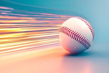 Baseball hit with the ball.