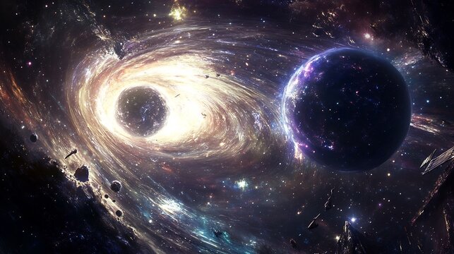 Japanese scientist uncovering secret of cosmic evolution energy fields using advanced spacecraft explore multiverse parallel universes mission adventurous filled theoretical physics cosmic exploration