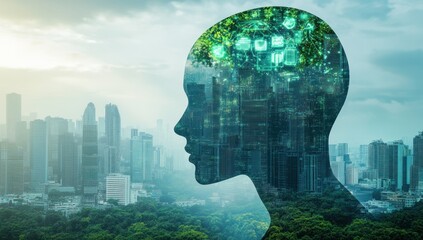 AI Mind, Urban Ecosystem:  A Futuristic Vision of Sustainable Technology