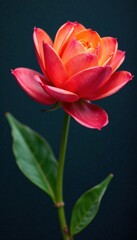 Fototapeta premium Vibrant petals unfolding from a cluster of stems , colorful, nature, bloom