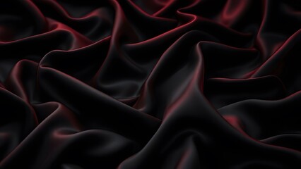 red satin background