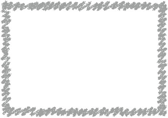 Obraz premium 手描きのクレヨン素材 背景 フレーム