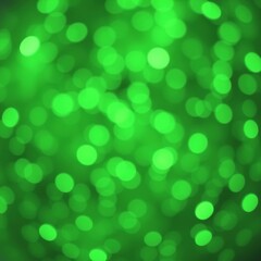 Shimmering Emerald Glitter with Bokeh