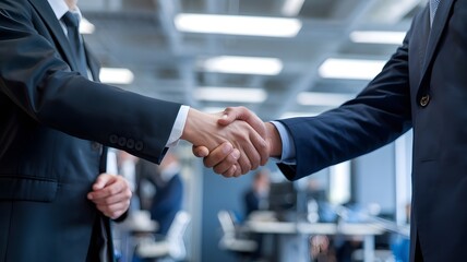 businessmen shaking hands
