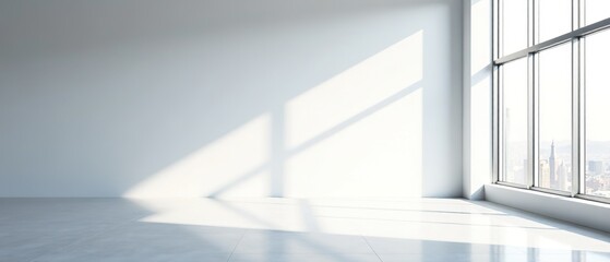 Fototapeta premium Empty Office Space Mockup - Modern Daylight Design