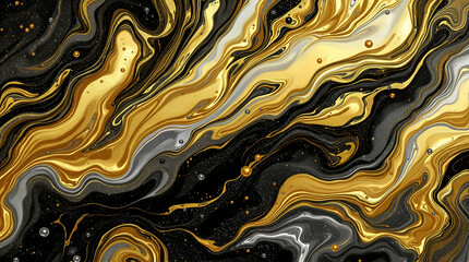 Luxurious Black and Gold Marble: Stunning High-Resolution Texture for Design and Backgrounds