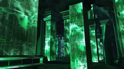 Obraz premium Jade_gemstone_Dreamstime_Fantasy_landscape_chinese