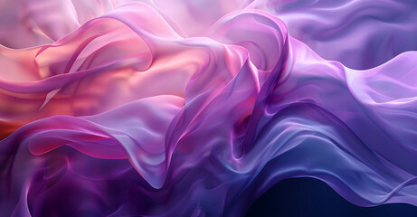 Obraz premium Dark Futuristic Metal Waves - Sci-Fi Inspired Design