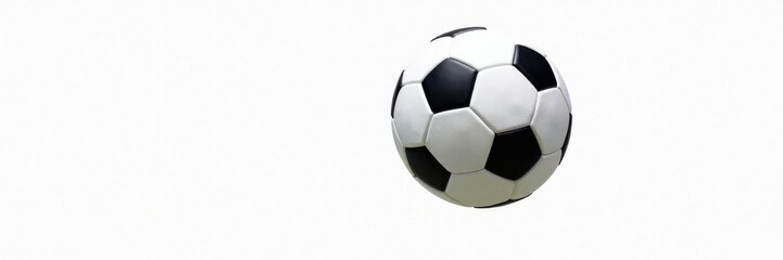 Obraz premium White background soccer ball in mid-air motion, game, ball, stadium