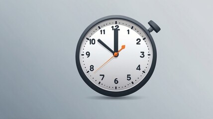 Clock showing time near ten o'clock